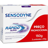Imagem da oferta Sensodyne Creme Dental Rápido Alívio e Proteção Duradoura Com Flúor para Dentes Sensíveis e Gengivais Alívio Inst