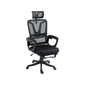 Imagem da oferta Cadeira de Escritório Presidente Giratória Reclinável Preto PRE-005 Otello