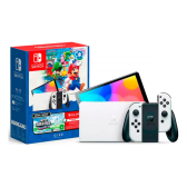 Imagem da oferta Console Nintendo Switch OLED 64gb Edição Super Mario Bros Wonder 12 Meses Assinatura Online Nintendo