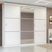 Imagem da oferta Guarda-Roupa Casal 3 Portas 3 Gavetas Kappesberg S743