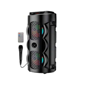 Imagem da oferta Caixa Som Bluetooth Torre Portátil Fm Mp3 Usb Sd Com Microfone 20W DS31