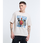 Imagem da oferta Camiseta Boxy em Algodão com Estampa 50 Cent