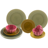 Imagem da oferta Aparelho de Jantar 12 Peças Scalla Cerâmica Redondo Maui