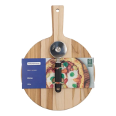 Imagem da oferta Kit Tábua + Cortador De Pizza Tramontina Fsc