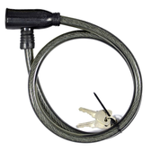 Imagem da oferta EDA Cadeado Para Bicicleta Com Cabo De Aço 80Cm Eda