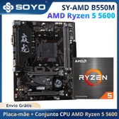 Imagem da oferta Kit com Placa-mãe SOYO AMD B550M  +  Processador AMD Ryzen 5600