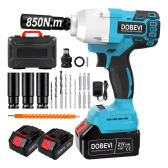 Imagem da oferta 850n.m Chave De Impacto 4.0ah Parafusadera C/ Maleta Dobevi