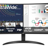Imagem da oferta Monitor LG UltraWide Tela VA de 34" WQHD 100Hz | 34WR50QK-B Curvo 21:9 sRGB 99% HDR10 5ms (GTG) PBP