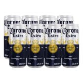 Imagem da oferta Cerveja Corona Extra Lata 269ml - 8 Unidades