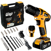 Imagem da oferta Furadeira Parafusadeira 3/8" Wap 12V com kit brocas e bits