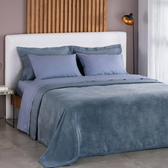 Imagem da oferta Buddemeyer Cobertor Casal Aspen 100% Poliéster Azul
