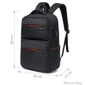 Imagem da oferta Mochila Swissport Executiva C/ Adaptador Usb 25 Litros - Preto