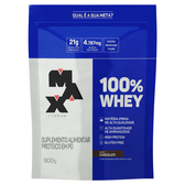 Imagem da oferta Whey Protein 100% Max Titanium Chocolate 900g Refil