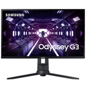 Imagem da oferta Monitor Gamer Samsung Odyssey 24" FHD 144 Hz 1ms com ajuste de altura HDMI DP VGA Freesync Preto Série G3