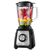 Imagem da oferta Liquidificador Mondial GI Turbo Glass PT INX 1400W - L-1400