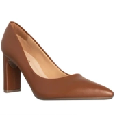 Imagem da oferta Scarpin Gabriela Salto Grosso Caramelo