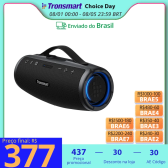 Imagem da oferta caixa de som Tronsmart Mirtune S100 Alto-falante Bluetooth 50W com IPX7 à prova d'água controle de APP P