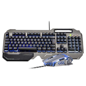 Imagem da oferta KIT Teclado E Mouse Gamer Superfície Em Metal Warrior - TC223