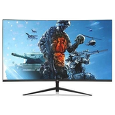 Imagem da oferta Monitor Gamer Curvo Concórdia 27" Full HD 200Hz 1ms DisplayPort e HDMI FreeSync Som Integrado Preto - CZ270F