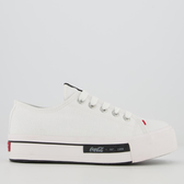 Imagem da oferta Tênis Coca Cola Daytona Plataforma Feminino Branco