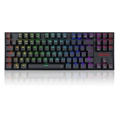 Imagem da oferta Teclado Sem Fio Mecânico Gamer Redragon Kumara Pro RGB Switch Brown ABNT2 Wireless Bluetooth Preto - K552