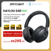Imagem da oferta Haylou s40 anc fone de ouvido sem fio 50db cancelamento de ruído hi-res 3d fone de ouvido de áudio espacial com ldac b
