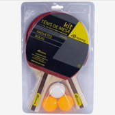 Imagem da oferta Kit de Tênis de Mesa Adams com 2 Raquetes e 3 Bolinhas