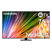 Imagem da oferta Smart TV 75 4K Samsung Neo QLED 75QN85D AI Energy Mode Dolby Atmos Alexa built in Wi-Fi Bluetooth USB e HDMI