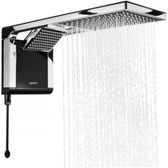 Imagem da oferta Chuveiro Acqua Duo Flex Ultra Preto e Cromado Gás/solar 127V/5500W LORENZETTI