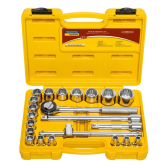 Imagem da oferta Jogo De Soquetes Estriados Master 1/2'' 22 Peças Tramontina