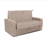 Imagem da oferta Sofá-cama 140cm 2 Lugares Com Baú Multimóveis Cr45260 Bege