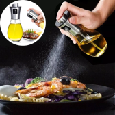 Imagem da oferta Galheteiro Spray 200ml Vidro para Óleo Azeite Molhos Bico Fino Cozinha Prática