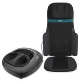 Imagem da oferta Assento Massageador Shiatsu Comfort e Massageador para pés com aquecimento Genis Relax