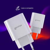 Imagem da oferta Geonav Carregador Universal Ultra Rápido Power Delivery 25W 1 Porta USB-C CH25PDWT Branco