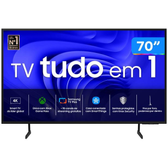 Imagem da oferta Smart TV 70" Samsung UHD 4K 2024 Processador Crystal 4K Gaming Hub AI - 70DU7700