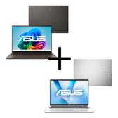 Imagem da oferta Kit Notebooks Asus Zenbook S 14 Ultra 7-256V 16GB SSD 1TB W11 UX5406SA-PZ176W + VivoBook 16 Snapdragron X1 26 100 16GB SSD 512GB W11 X1607QA-MB062W