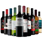 Imagem da oferta Kit 10 Vinhos por menos de R 18 a Garrafa
