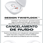 Imagem da oferta JBL Fone de Ouvido Esportivo Endurance Peak 4 IP68 ANC - Branco