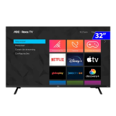 Imagem da oferta Smart TV AOC LED 32" HD WI-FI Roku HDMI USB 32S5045
