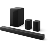 Imagem da oferta Home Theater Soundbar LG 440W RMS 5.1 Canais Bluetooth 5.3 Dolby Digital Alto-Falantes Traseiros AI Sound Pro Wow Interf