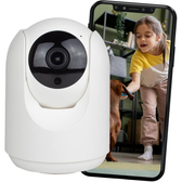 Imagem da oferta Câmera de Segurança Haiz Wi-fi Mini Botz 1080p Full HD 2mp Compatível Com Alexa Bivolt HZ-X1-P45