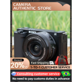 Imagem da oferta Sony Alpha ZV-E10 zve10 APS-C Câmera Digital com lente 16-50mm 4K