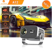 Imagem da oferta Vevshao A12 Projetor Mini Portátil led vídeo android 11.0 wifi 6 1080p 350ANSI lumens