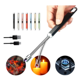 Imagem da oferta Acendedor Fogão Plasma Eletrônico Flexível Recarregável Luxo