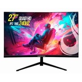 Imagem da oferta Monitor Gamer Rise Mode 27" 2K Curvo 240hz 1ms IPS Preto HDMI e DisplayPort sRGB 99% Suporte Vesa - RM-MOG-27C2402K-B
