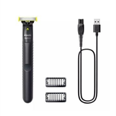 Imagem da oferta Aparador de Pelos Philips Oneblade Qp1424/10 á Prova Dágua Preto Bivolt