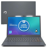 Imagem da oferta Notebook Positivo Vision C14 Intel Celeron Linux 8GB RAM 256GB eMMC 14.1 LED HD Lumina BAR - Cinza