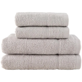 Imagem da oferta Jogo de Toalhas de Banho e Rosto Dohler de Algodão Egípcio Kairo Cinza 4 Peças