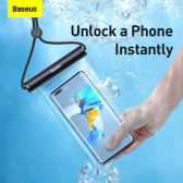 Imagem da oferta Baseus capa de telefone à prova d'água sob 7.2 polegadas para iphone 12 pro max swim case ipx8 capa universal para hua