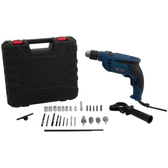 Imagem da oferta Furadeira de Impacto Nell 650W Velocidade Variável e Reversível 1/2 com Maleta 27 Peças MB7130